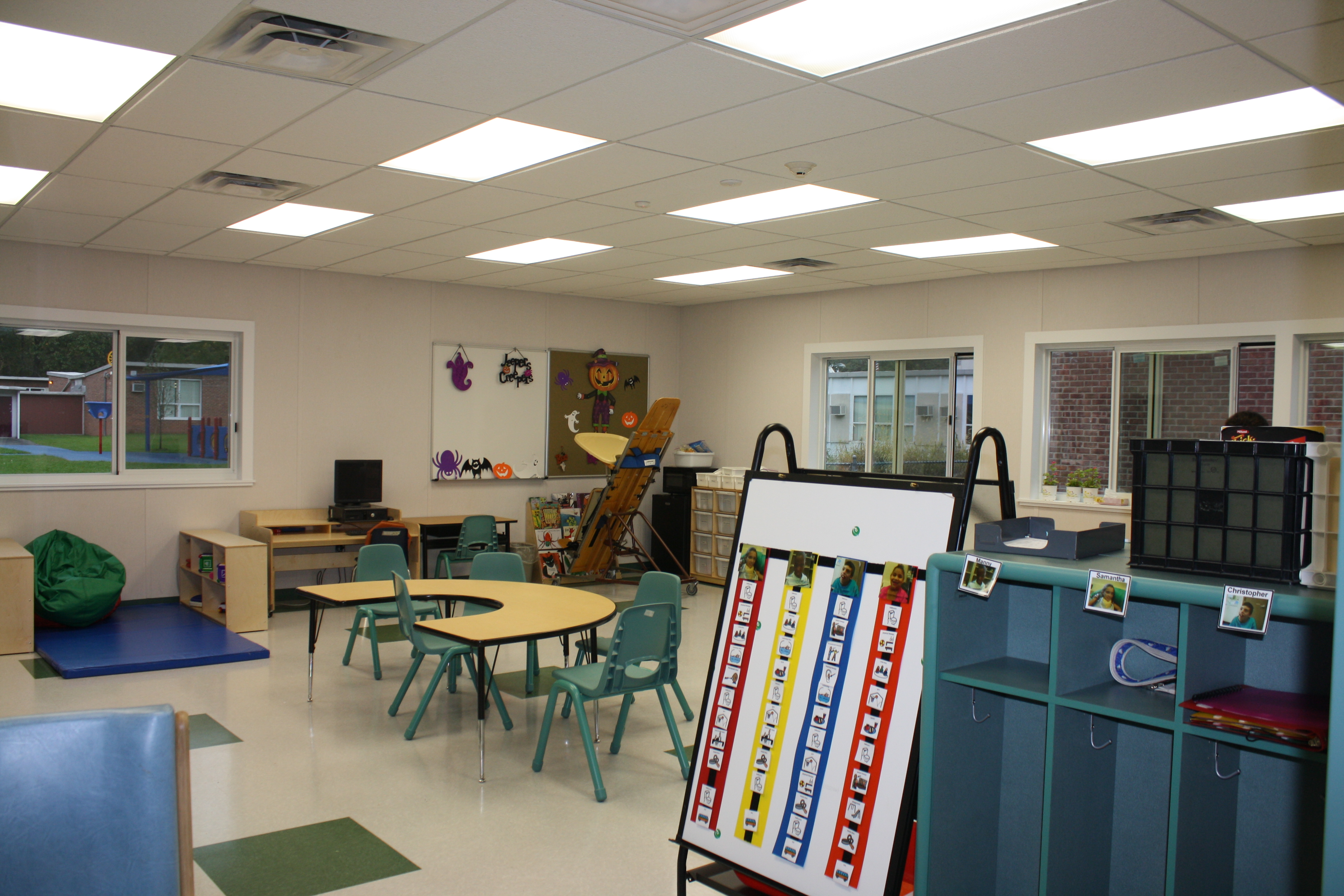 interior classroom